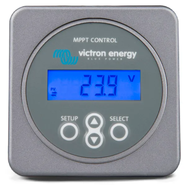 Displej MPPT regulátorů Victron Energy