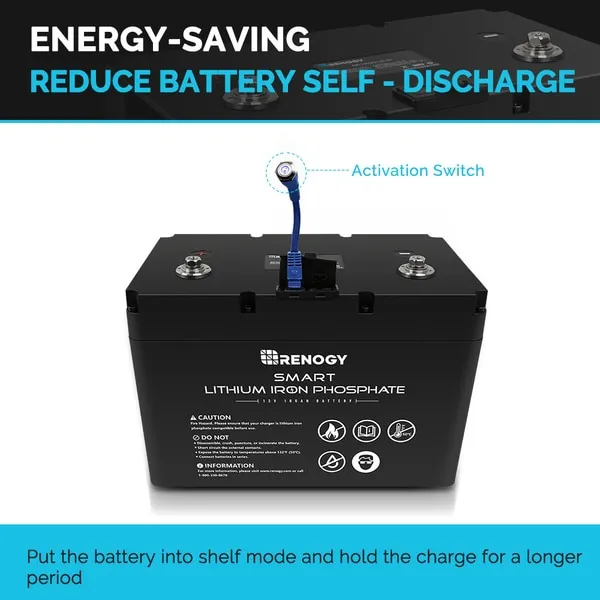 Renogy Smart LiFePO baterie 12,8V/100Ah 